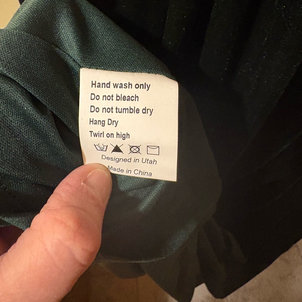 NWT Jessakae Riverwood Green Velvet Midi Dress - Picture 8 of 9